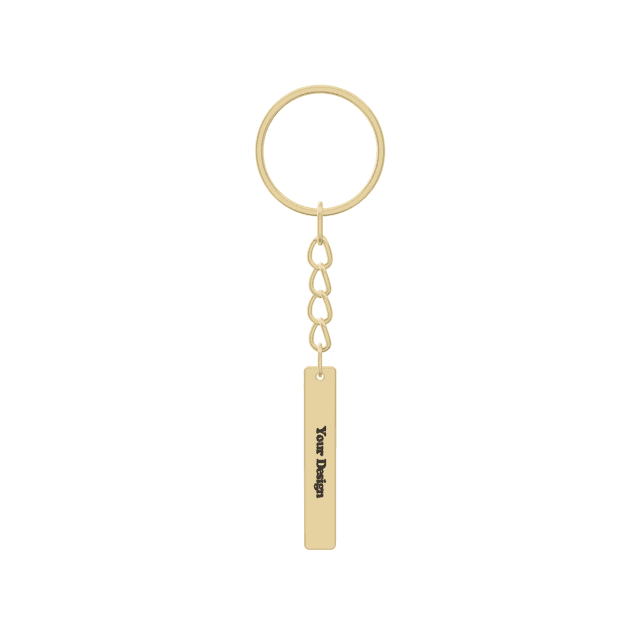 Vertical Bar Keychain