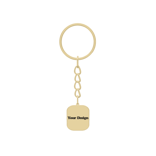Rectangle Keychain