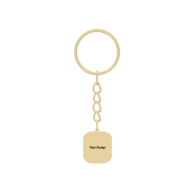 Rectangle Keychain