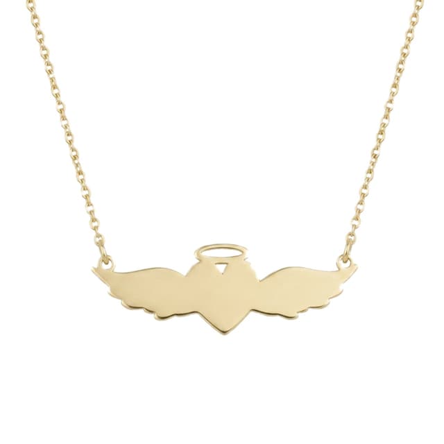 Angel Heart Pendant Necklace