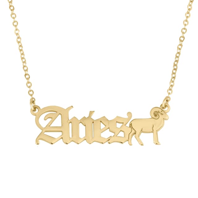 Aries Symbol Necklace