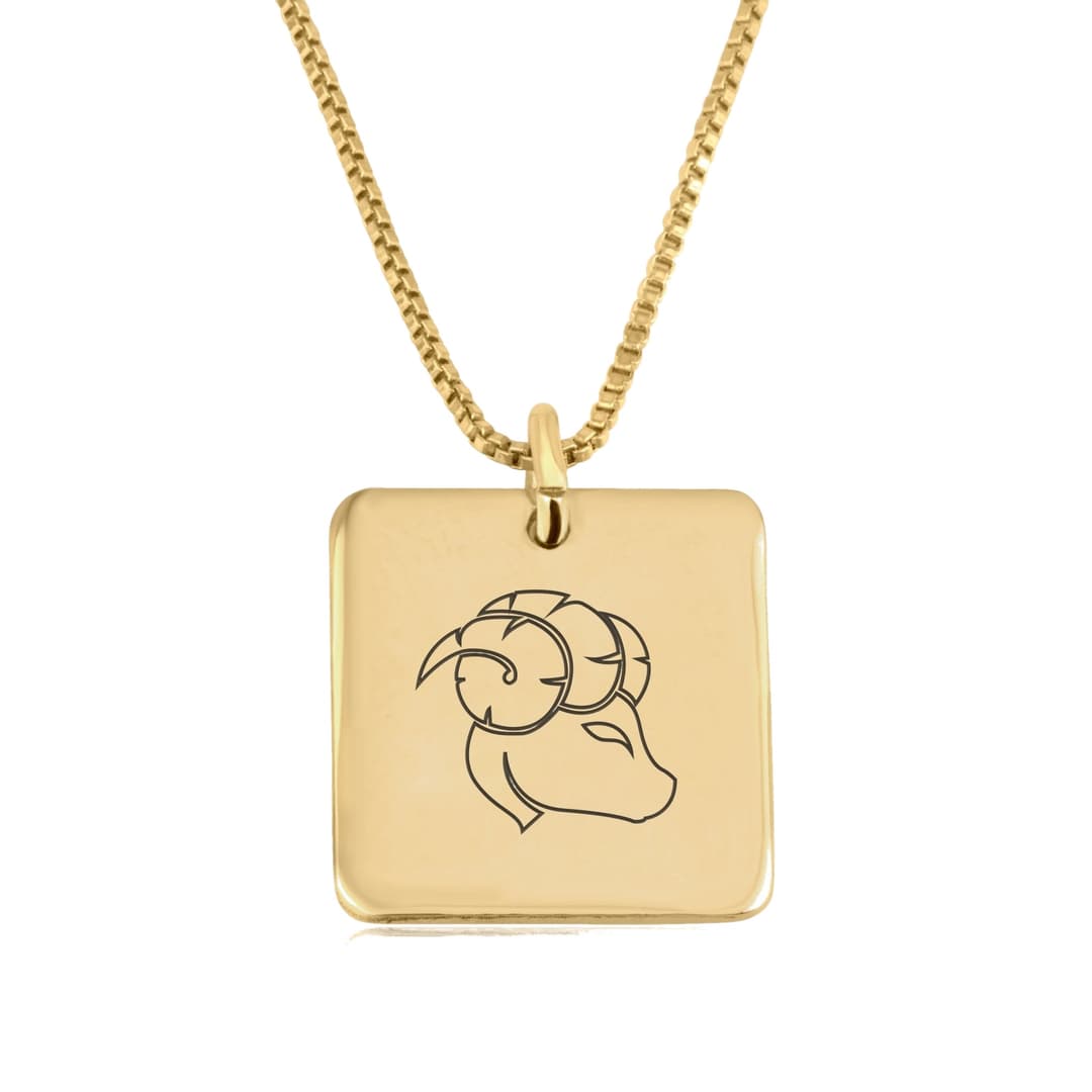 Aries Zodiac Necklace