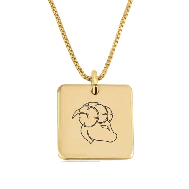 Aries Zodiac Necklace