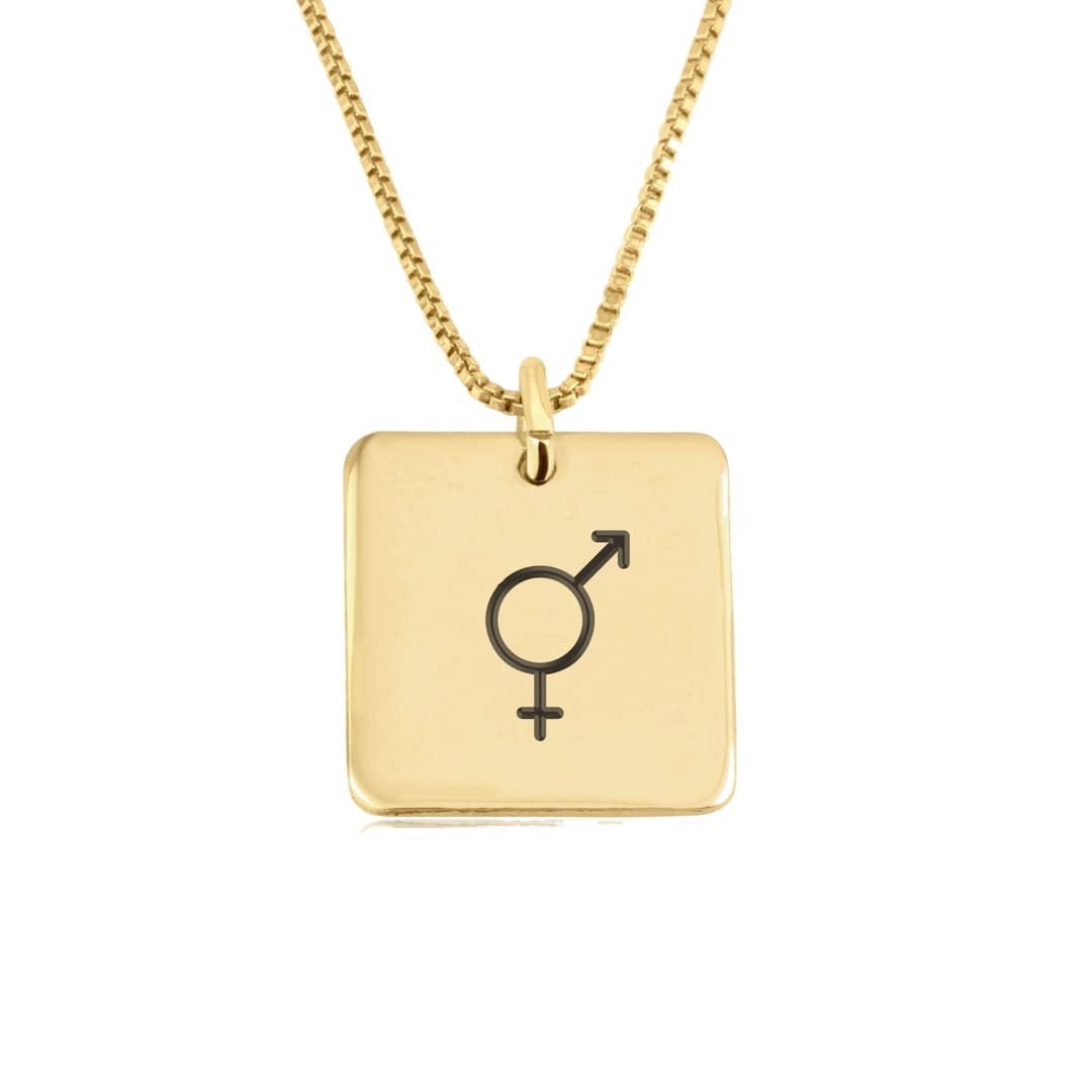 Bigender Pride Necklace