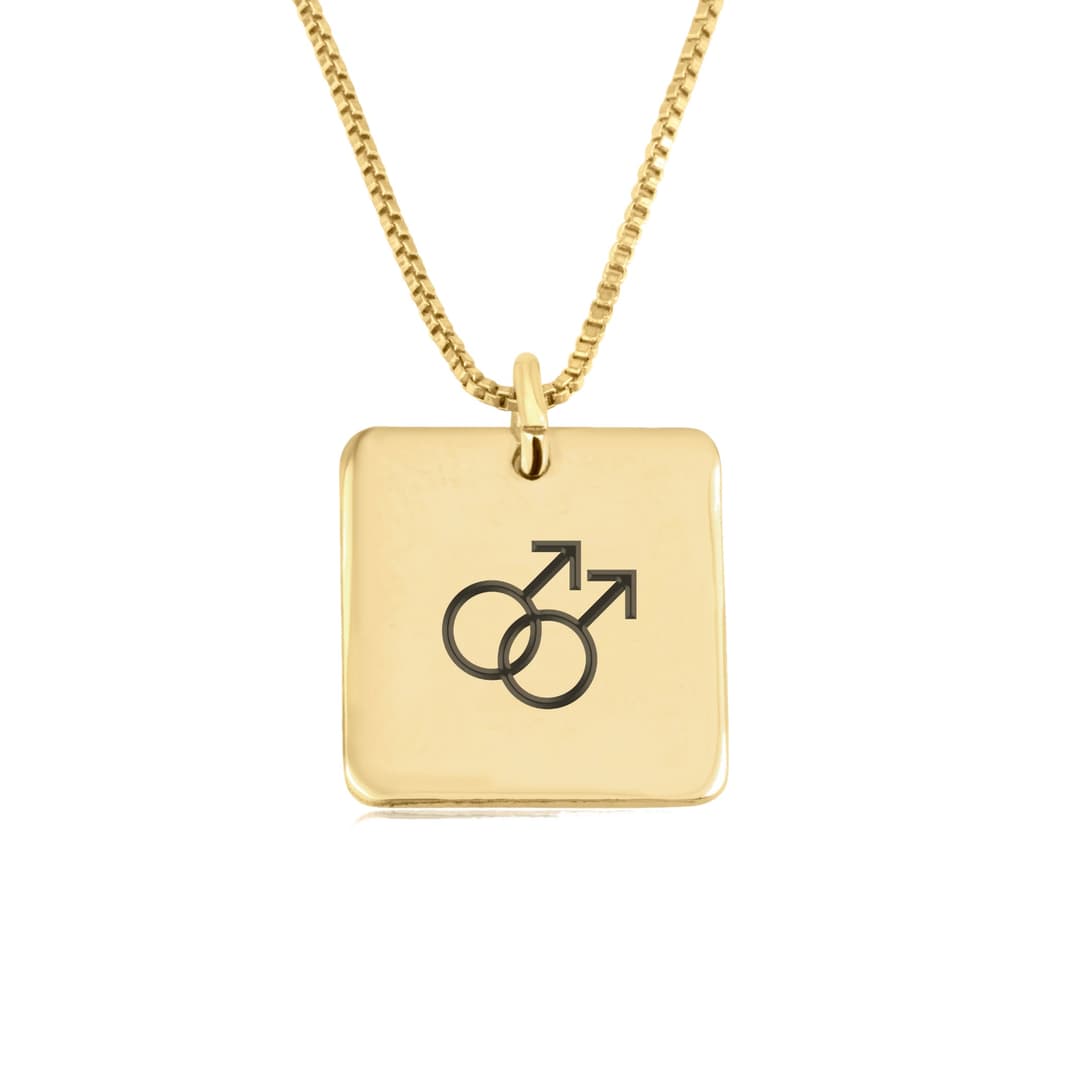 Gay Pride Necklace 1