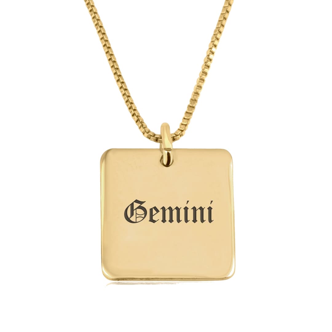 Gemini Charm Necklace