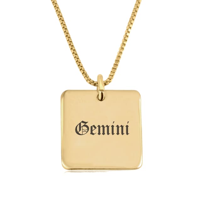 Gemini Charm Necklace