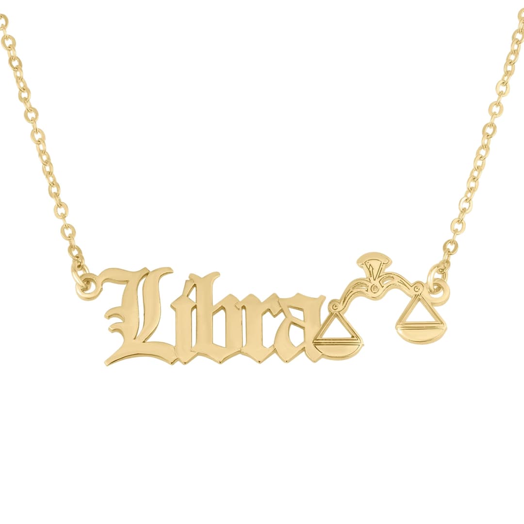 Libra Symbol Necklace