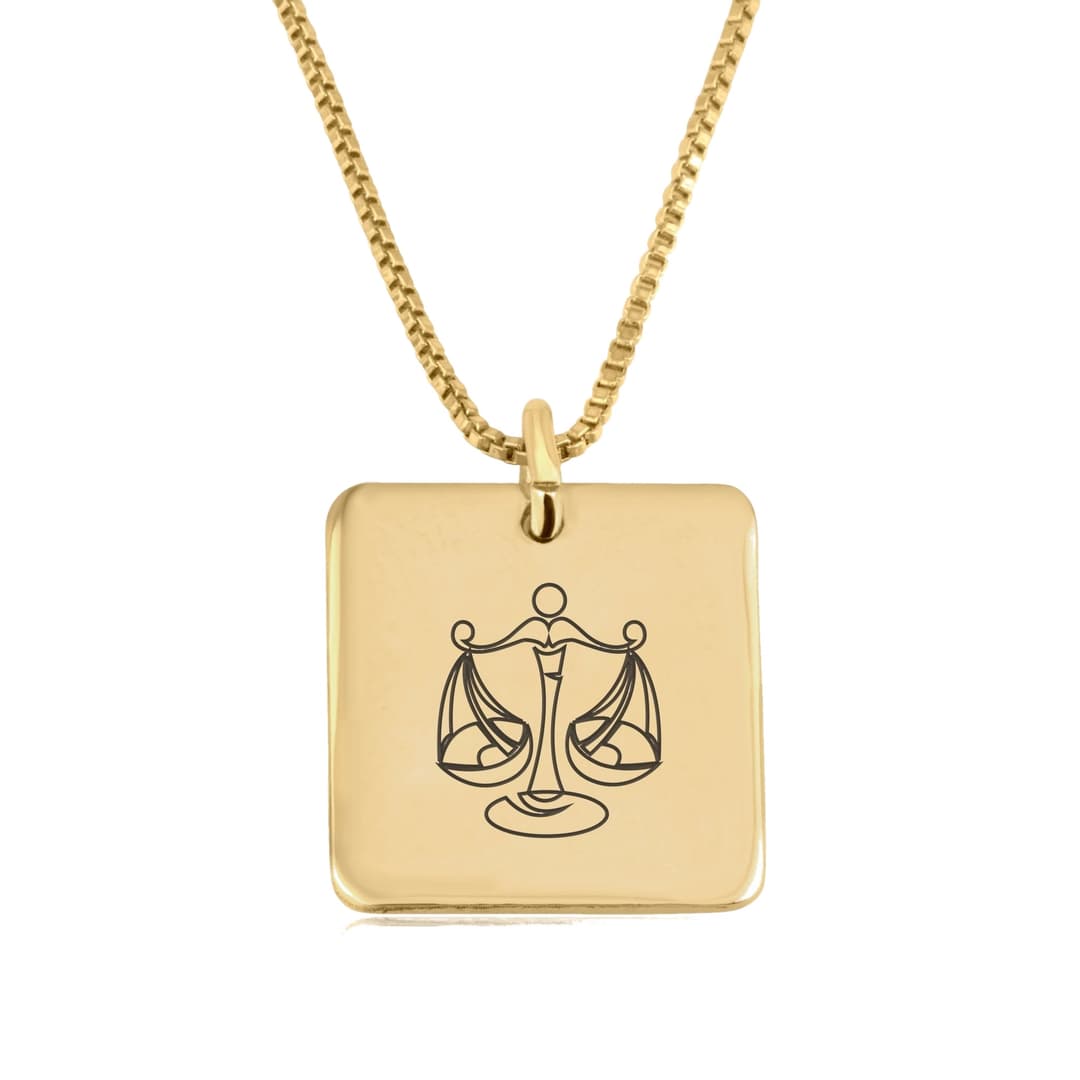 Libra Zodiac Necklace