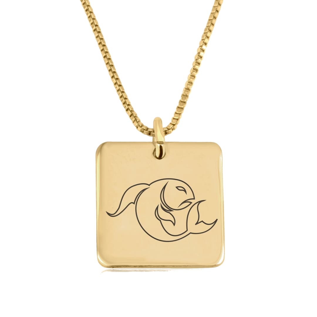 Pisces Zodiac Necklace