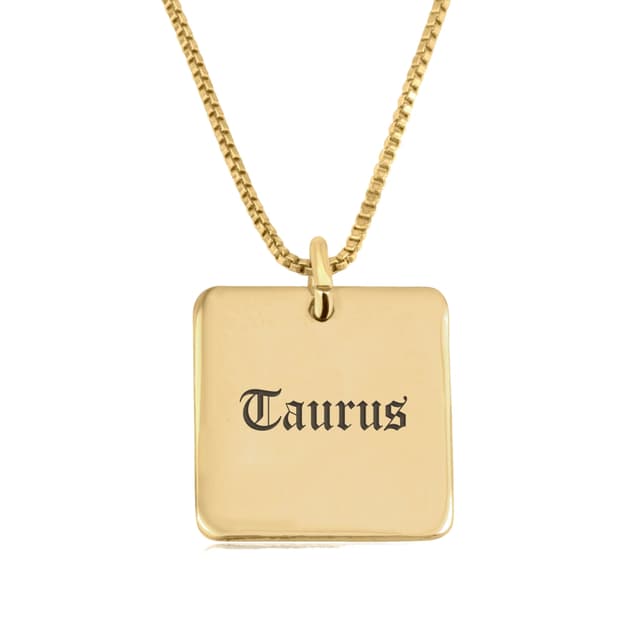 Taurus Charm Necklace