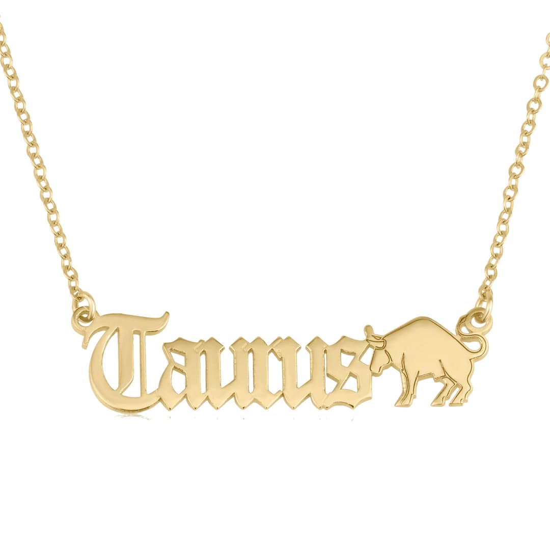 Taurus Symbol Necklace