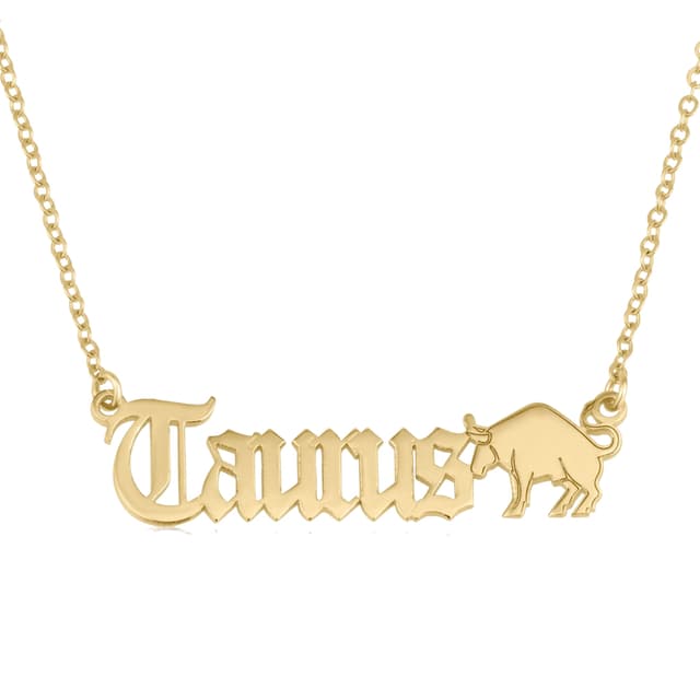 Taurus Symbol Necklace