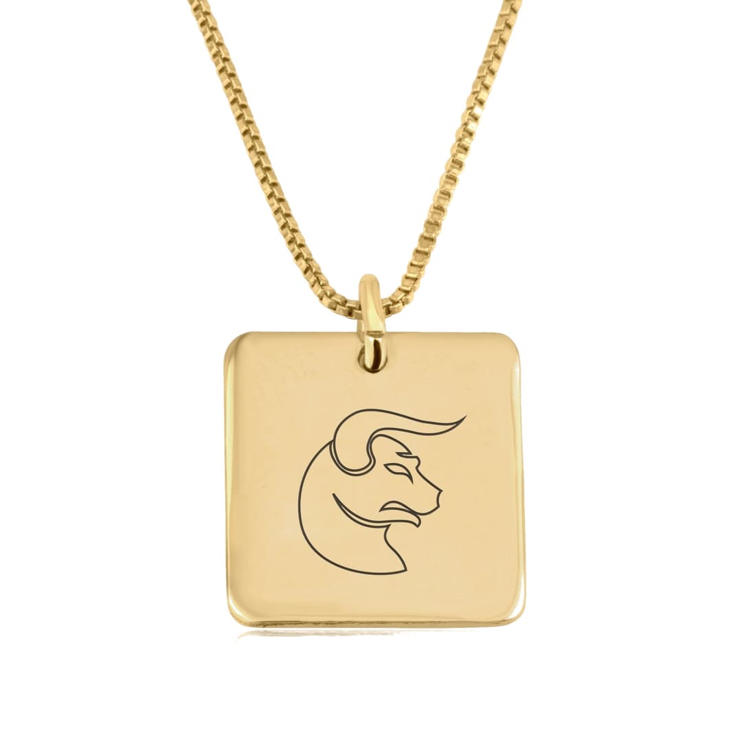 Taurus Zodiac Necklace