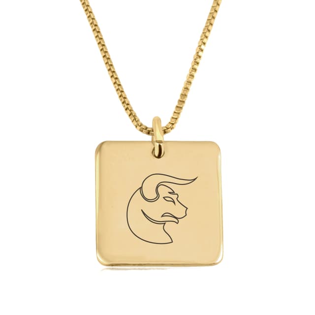 Taurus Zodiac Necklace