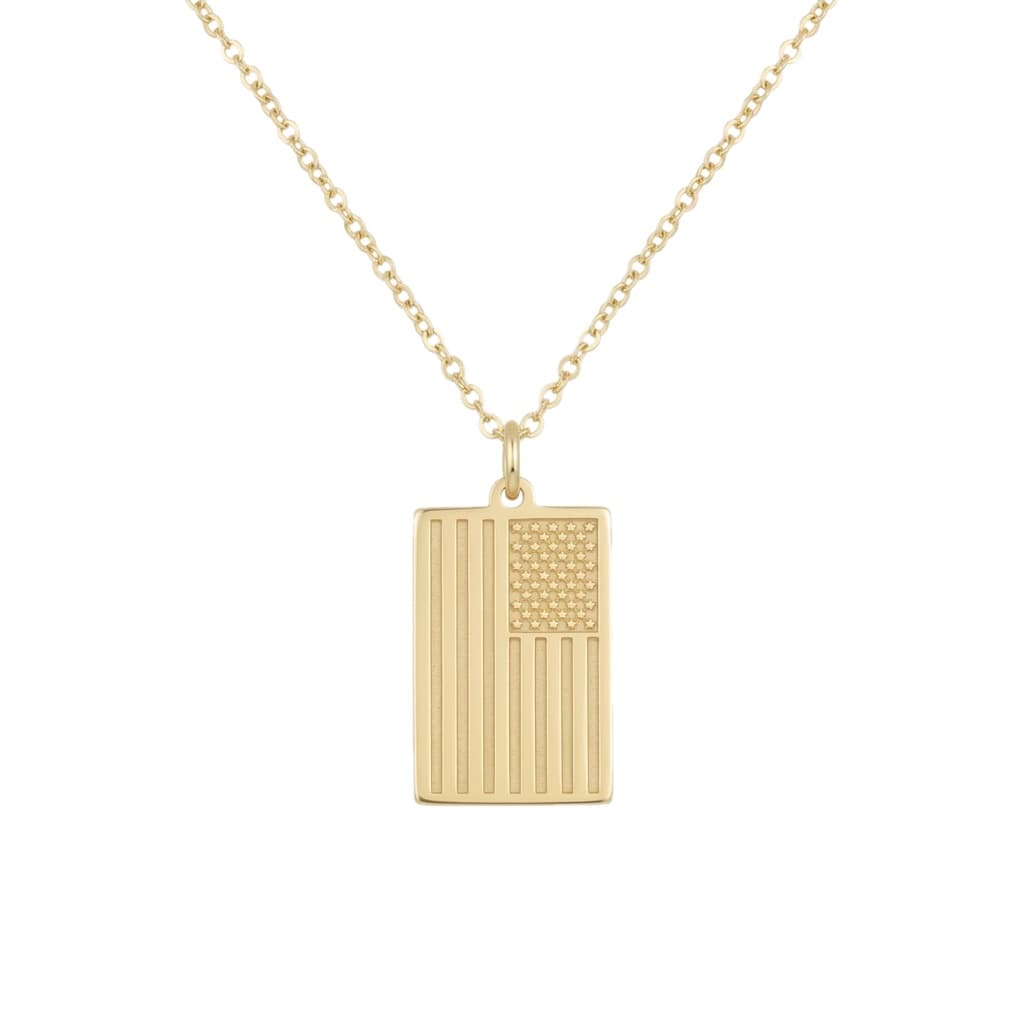 American Flag Necklace