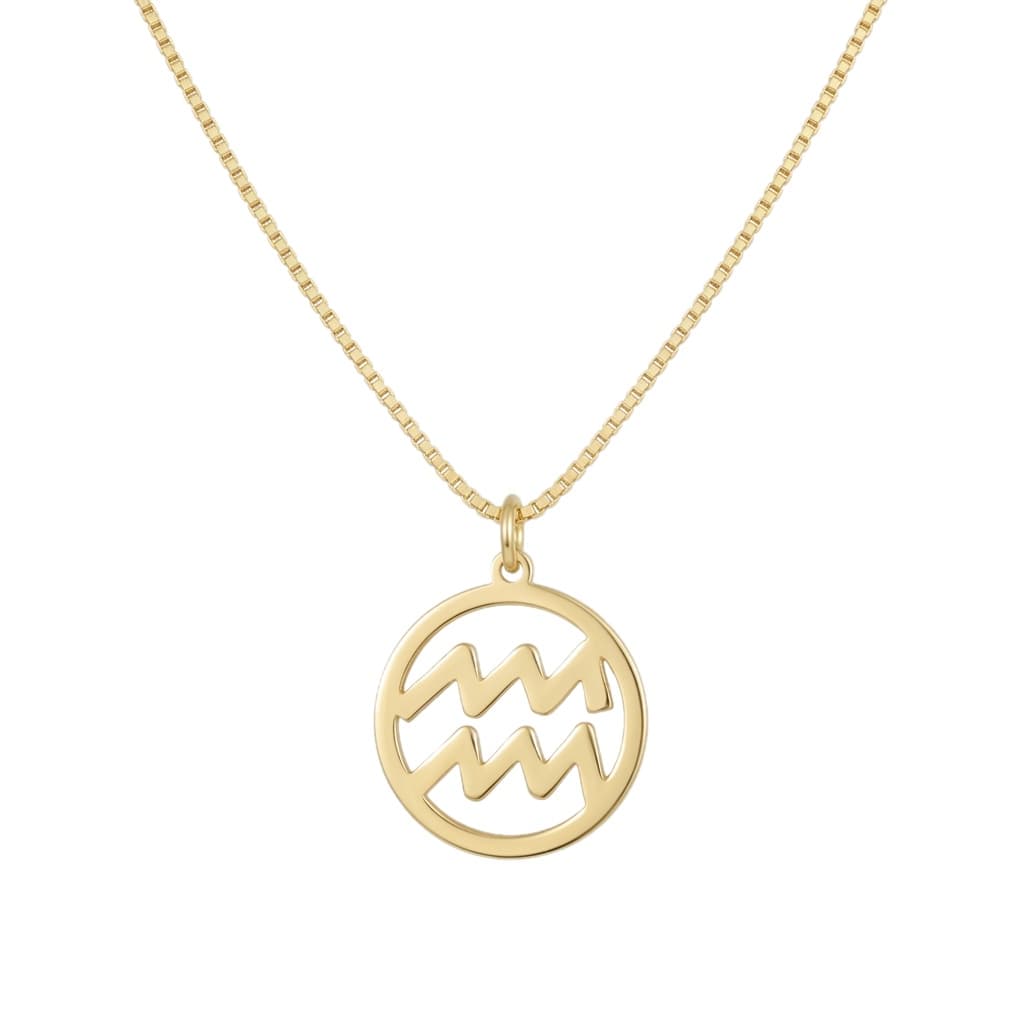Aquarius Sign Necklace