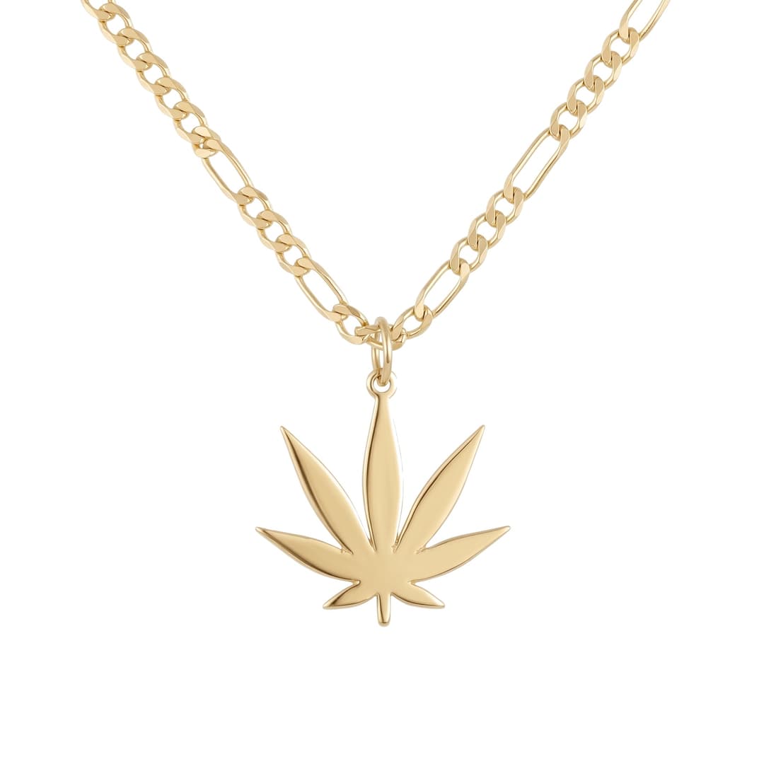 Marijuana Gold Necklace