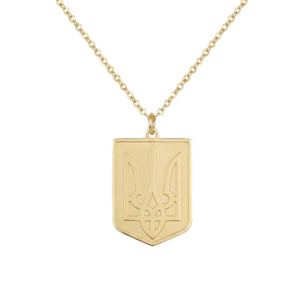 Ukrainian Tryzub Necklace