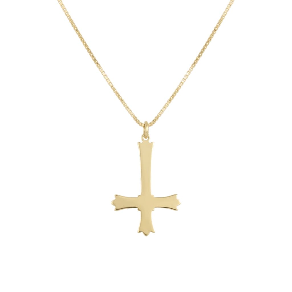 Inverted Cross Necklace