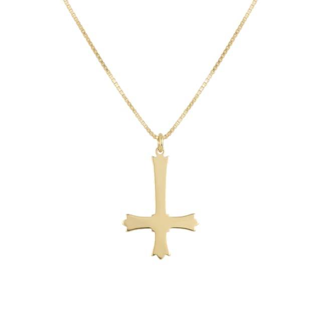 Inverted Cross Necklace
