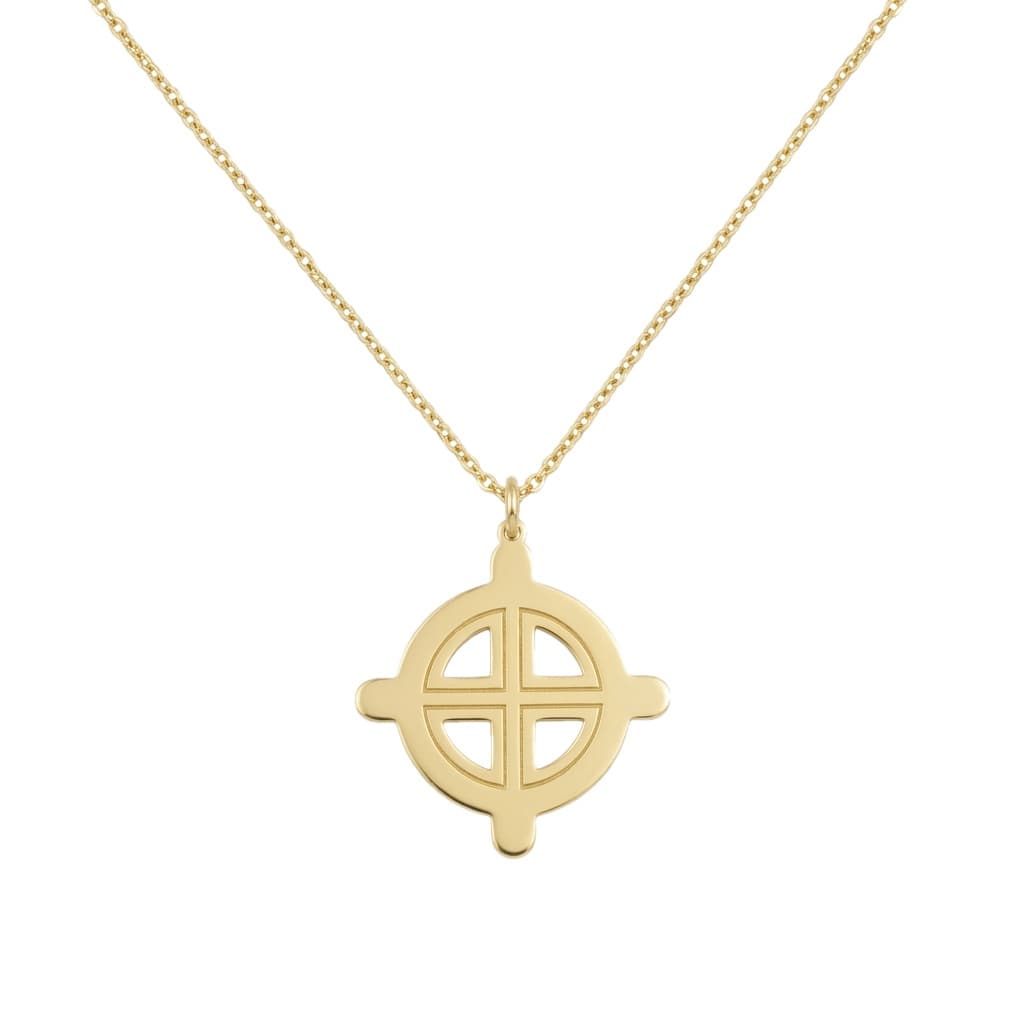 Solar Cross Necklace