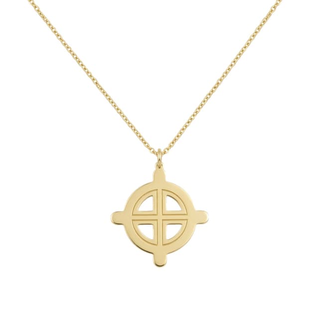 Solar Cross Necklace