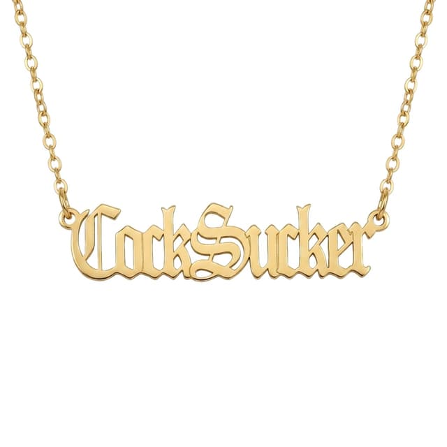 Cock Sucker Necklace 5 Styles