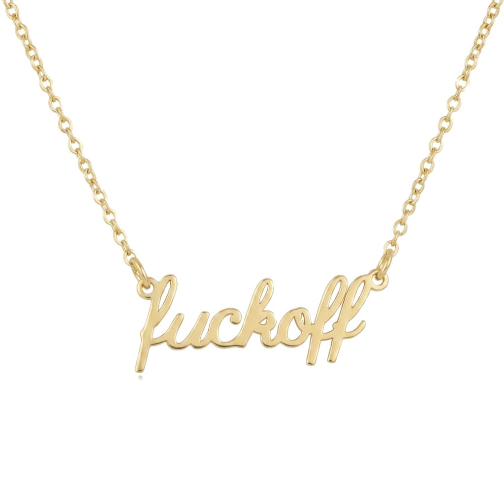 Fuck Off Necklace 5 Styles