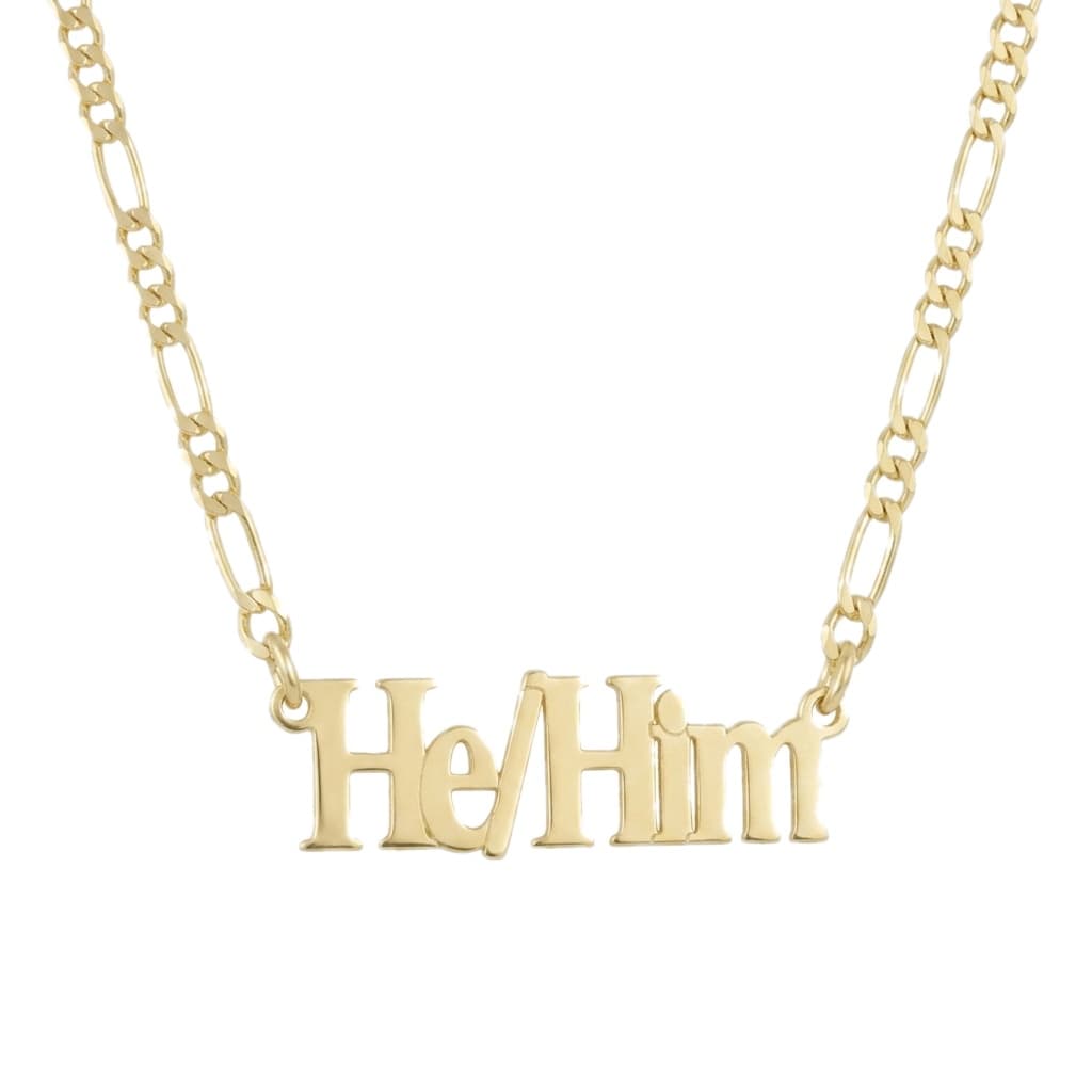 He/Him Necklace 5 Styles