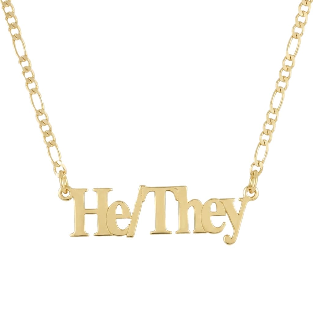 He/They Necklace 5 Styles