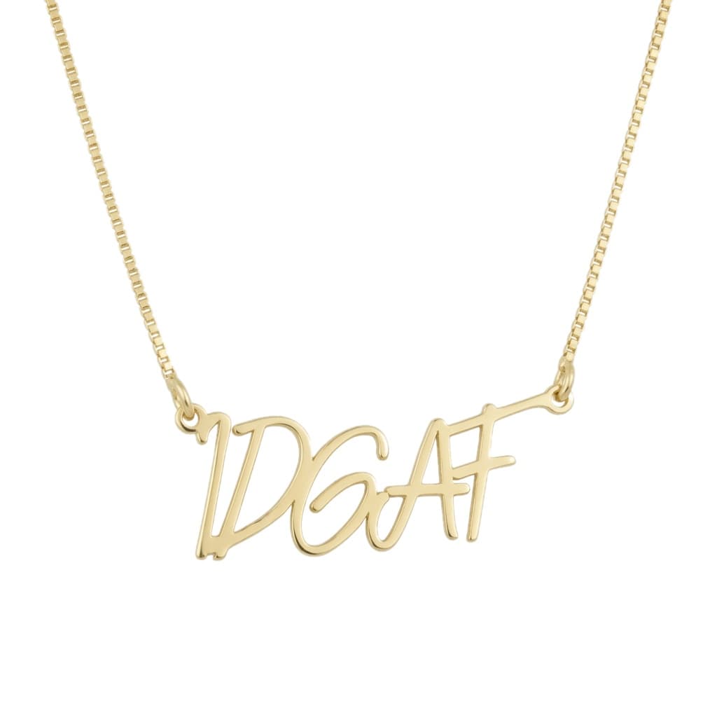 IDGAF Necklace 5 Styles