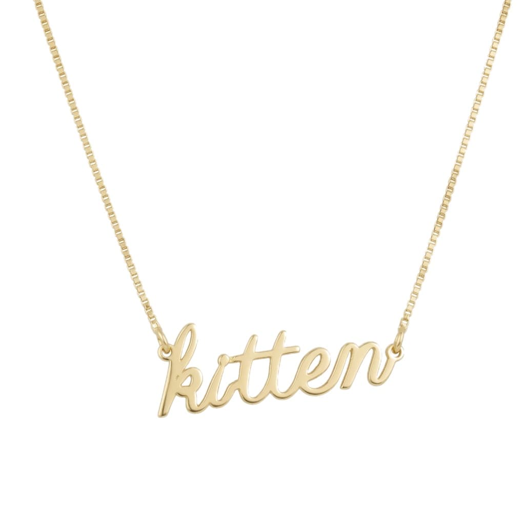 Kitten Necklace 5 Styles
