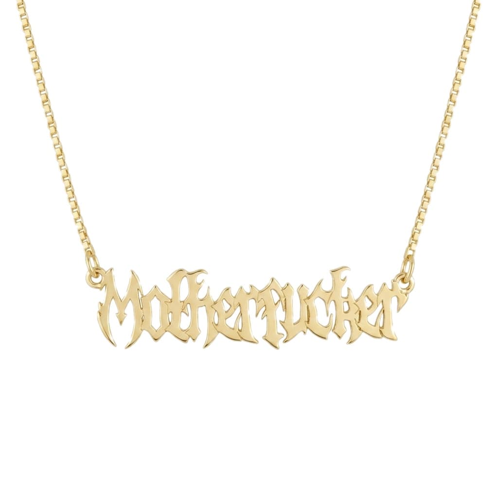 Motherfucker Necklace 5 Styles