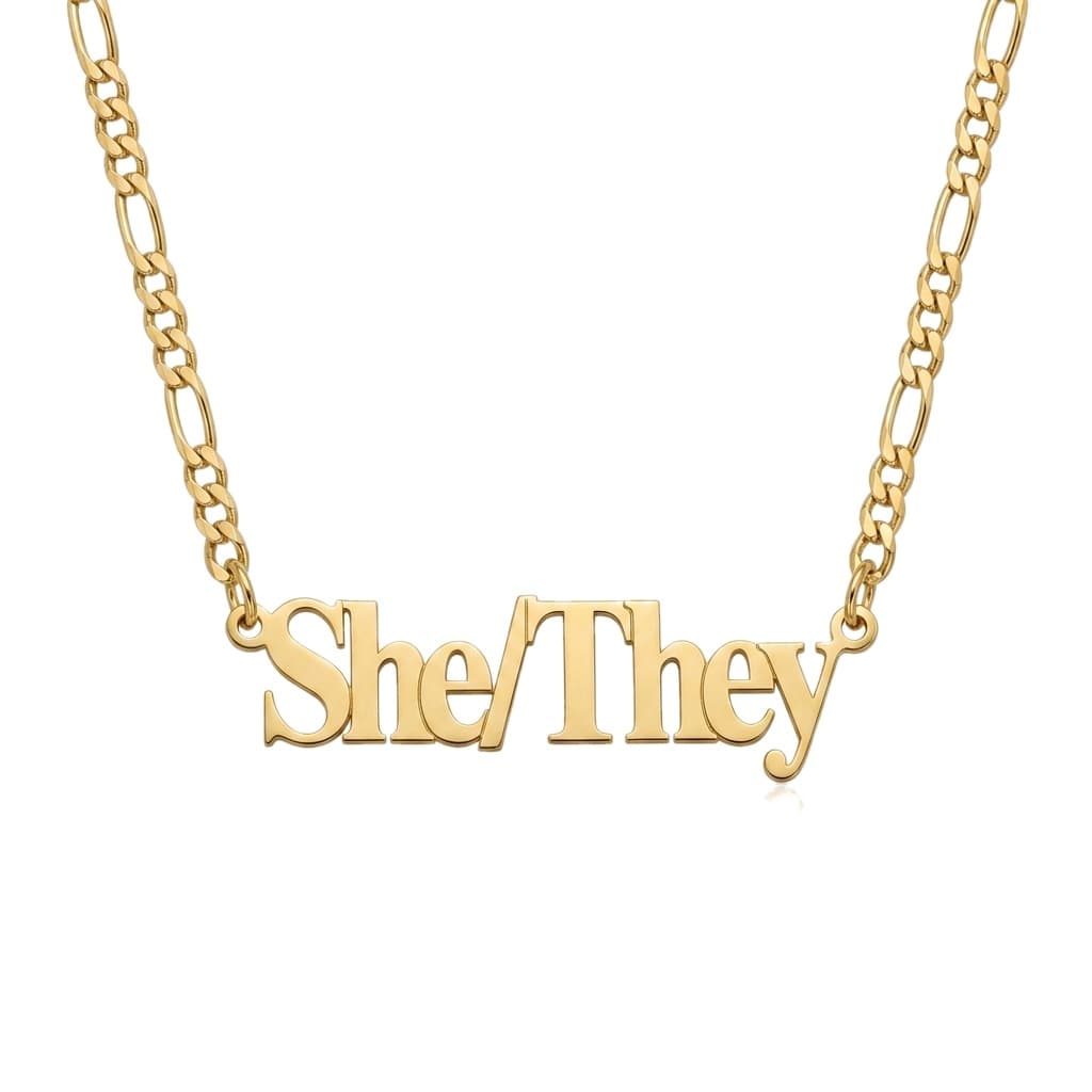 She/They Necklace 5 Styles