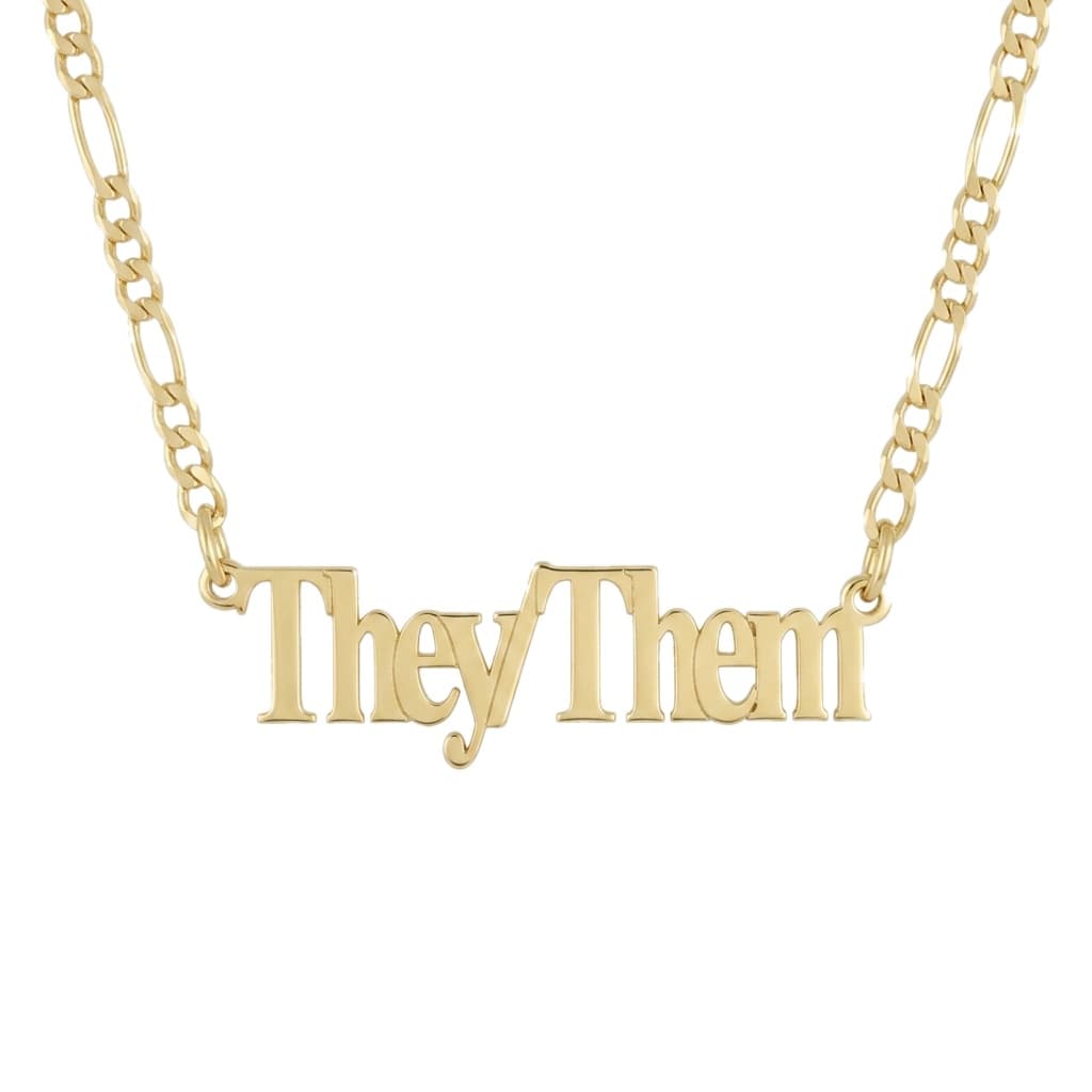 They/Them Necklace 5 Styles