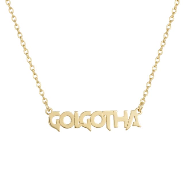 Name Necklace Font 34